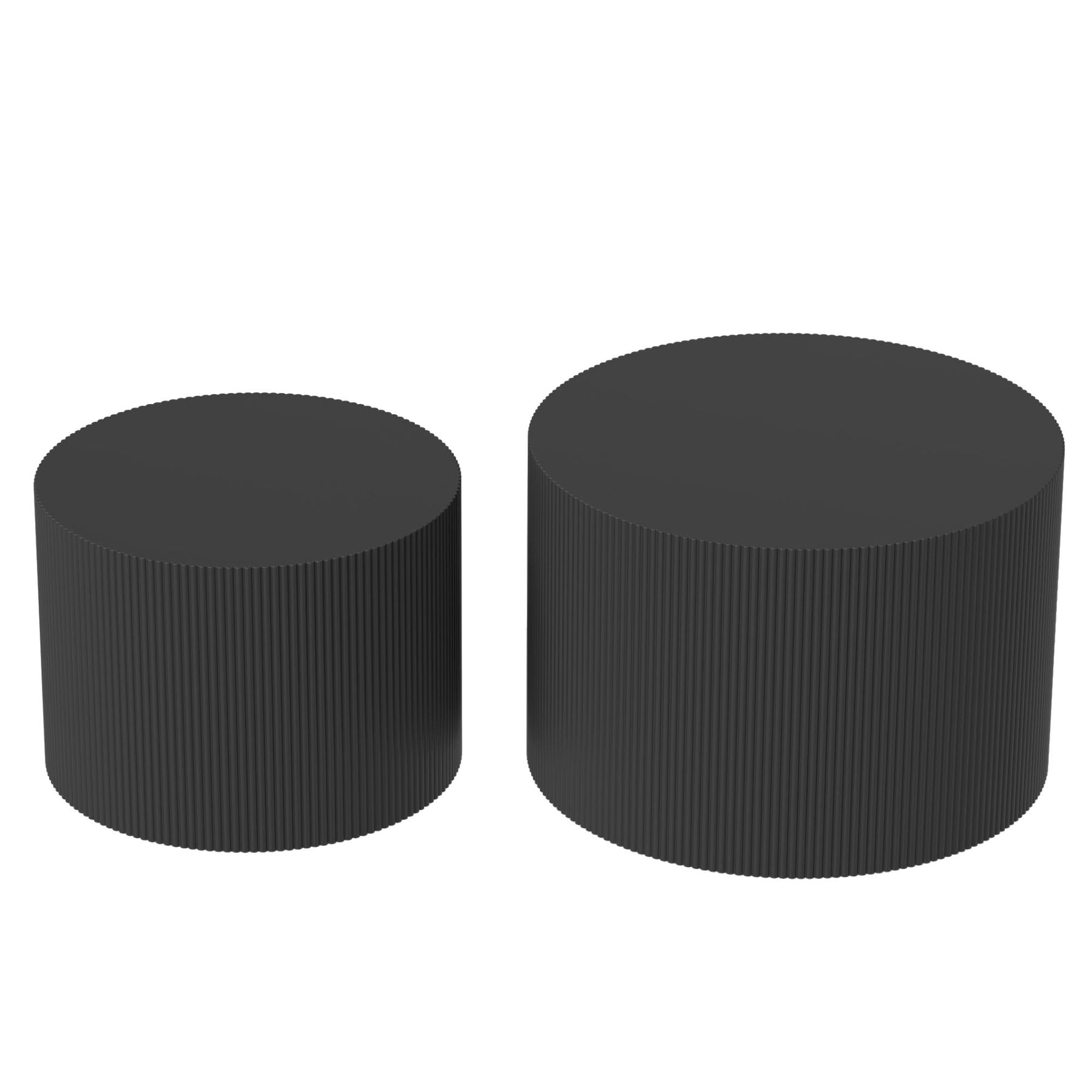 Modern Round Coffee Tables Set of 2，Nesting Tables  Living Room,nt