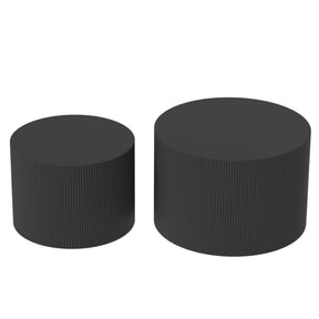Modern Round Coffee Tables Set of 2，Nesting Tables  Living Room,nt