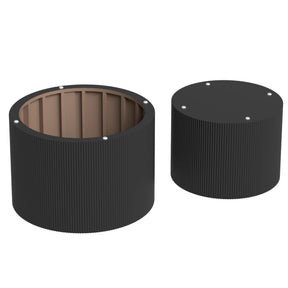 Modern Round Coffee Tables Set of 2，Nesting Tables  Living Room,nt