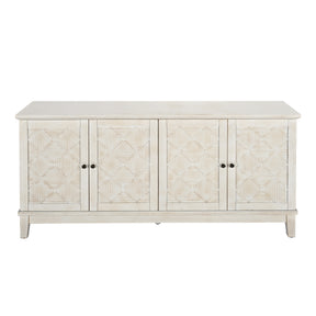 Bohemian Sideboard - Accent Cabinet for Dining Room,White BS020