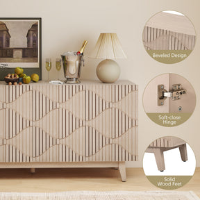 Bohemian Sideboard - Accent Cabinet, Natural BS021
