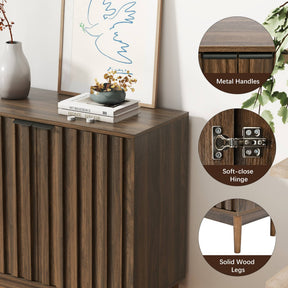 Modern Fluted Sideboard BS002