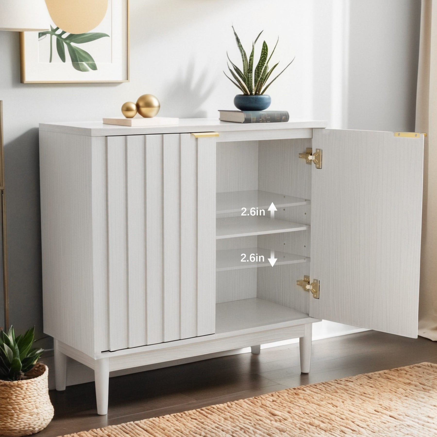 Modern Fluted Sideboard BS002
