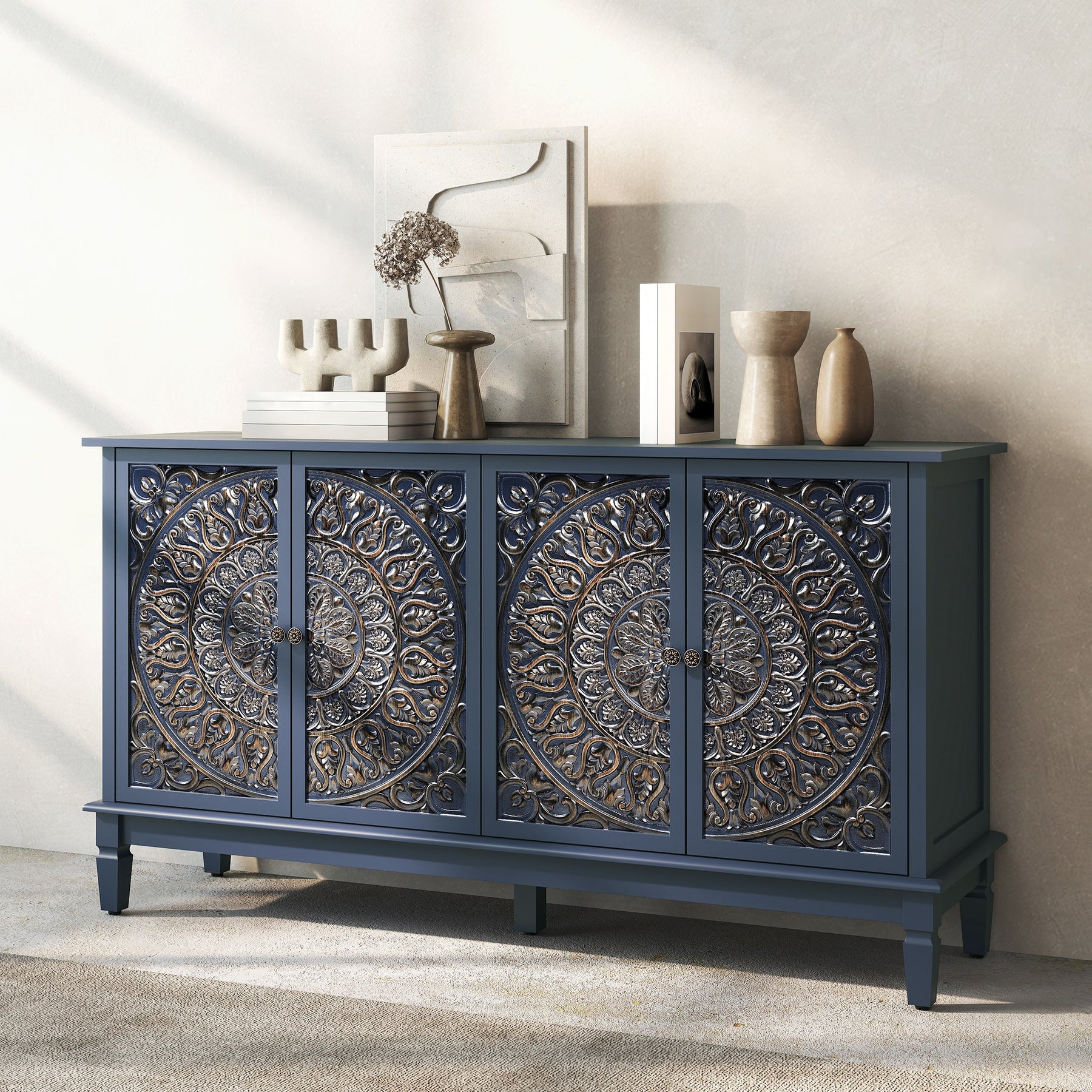 Buffet Cabinet with Storage, Accent Cabinet , for Kitchen, Living Room, Entryway  BS026