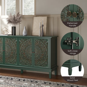 Buffet Cabinet with Storage, Accent Cabinet , for Kitchen, Living Room, Entryway  BS026