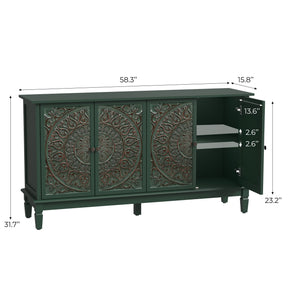 Buffet Cabinet with Storage, Accent Cabinet , for Kitchen, Living Room, Entryway  BS026