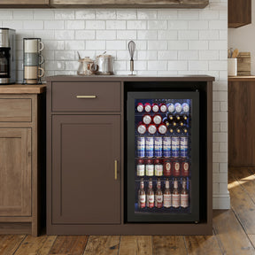 Bar Cabinet With Fridge Space BCF001