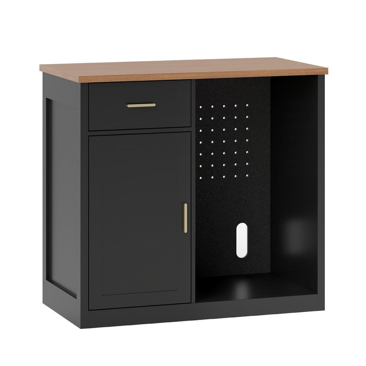 Bar Cabinet With Fridge Space BCF001