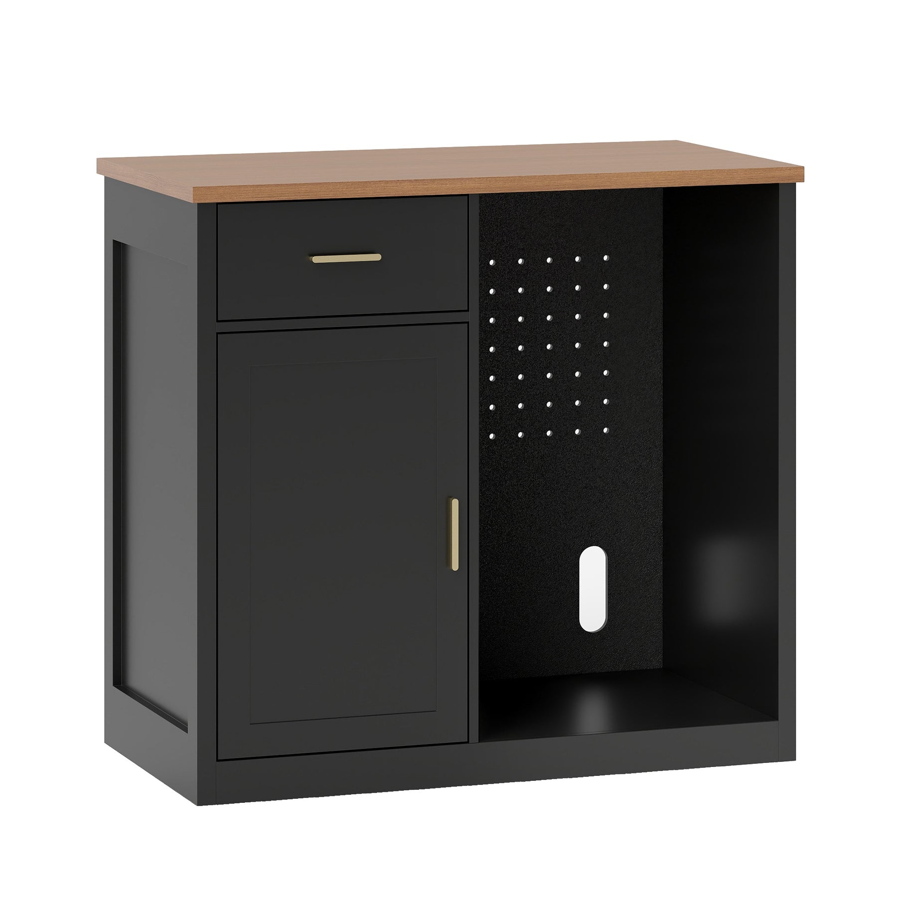 Bar Cabinet With Fridge Space BCF001